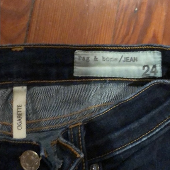 Rag & Bone Cigarette Jeans sIze 24 - Picture 2 of 4